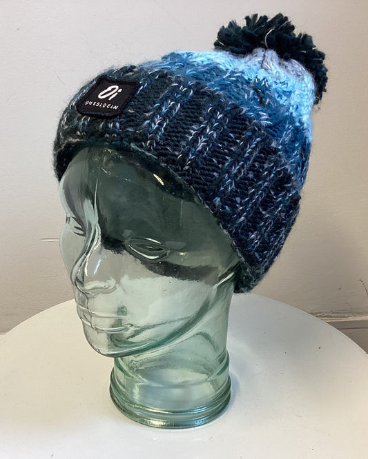 Qutsioein, Blue Beanie, One Size