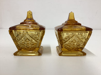 Amber Glass Set