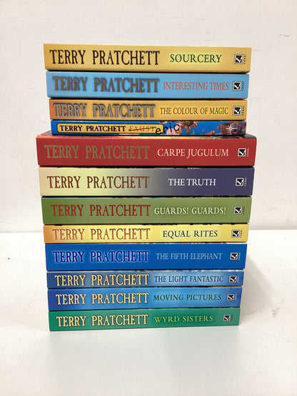 Terry Pratchett Disc World 12 x Various Paperbacks