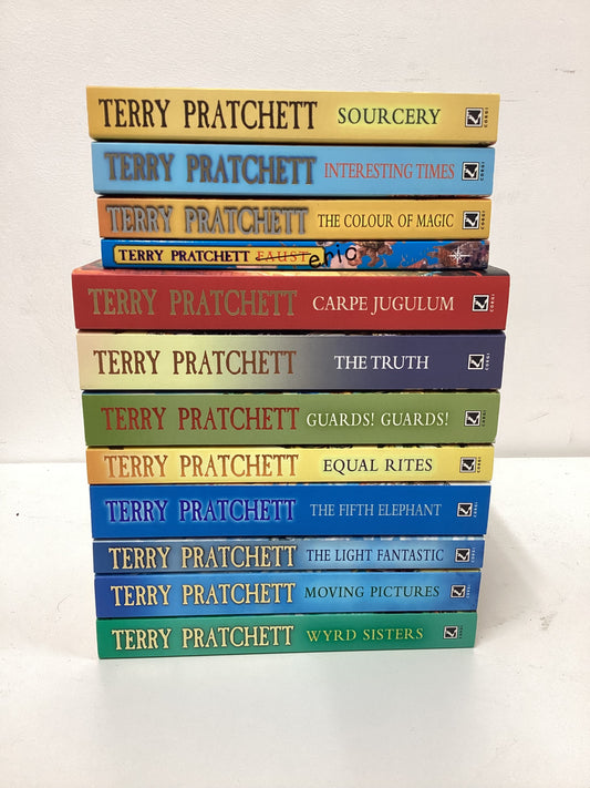 Terry Pratchett Disc World 12 x Various Paperbacks