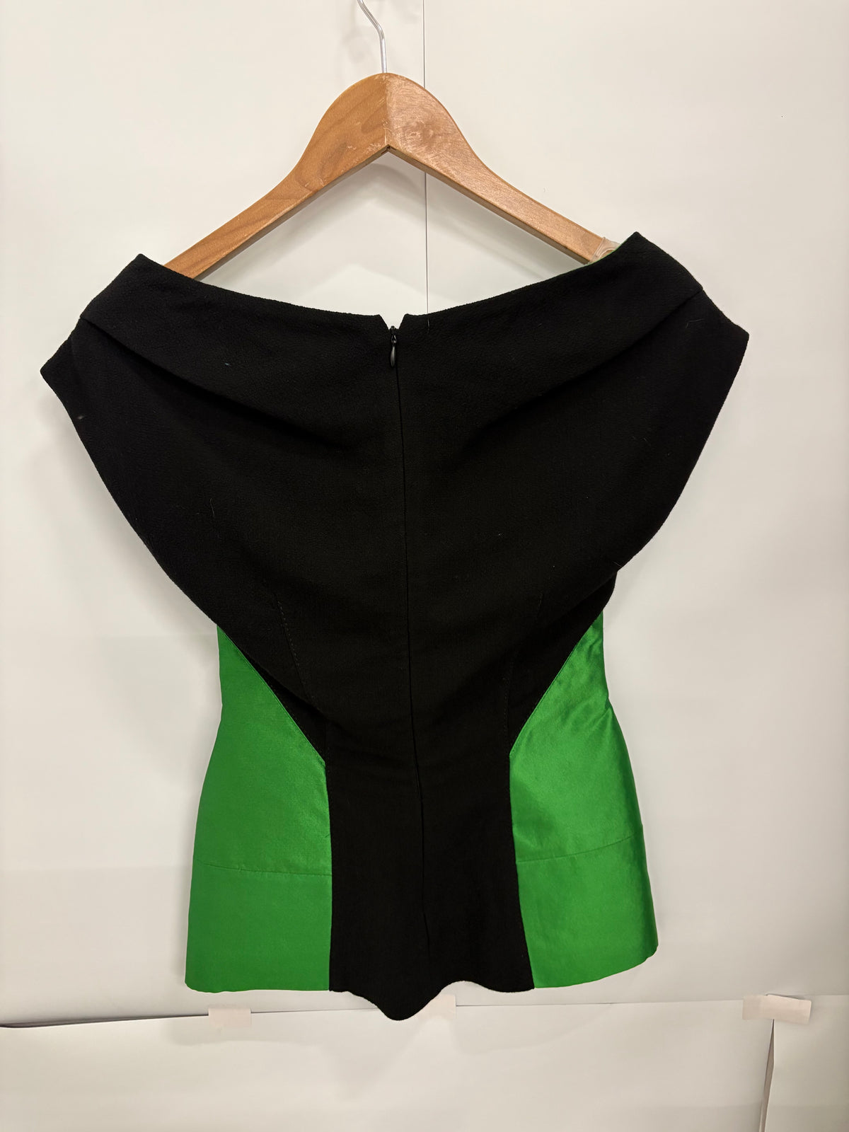 Alessandro Dell’Acqua Women’s Green Silk Blend Corset Top UK Size 6 (IT Size 38)