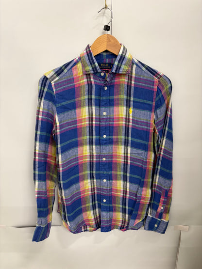 Polo Ralph Lauren Mens Blue/Yellow/Pink Shirt Size S