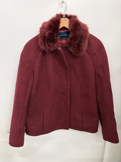French Connection Red Wool-Blend Women’s Jacket Size 12