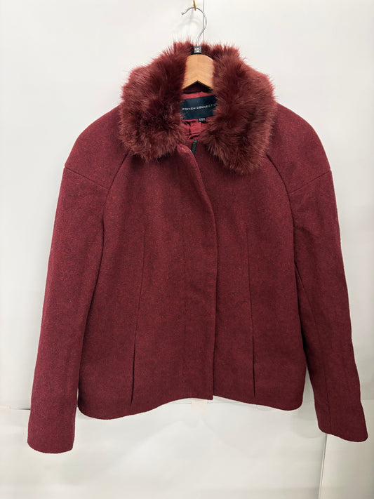 French Connection Red Wool-Blend Women’s Jacket Size 12