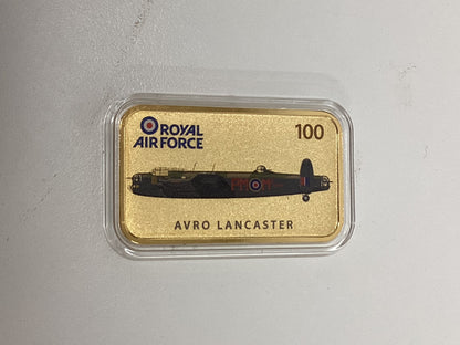 RAF Centenary Gold Plated Ignots