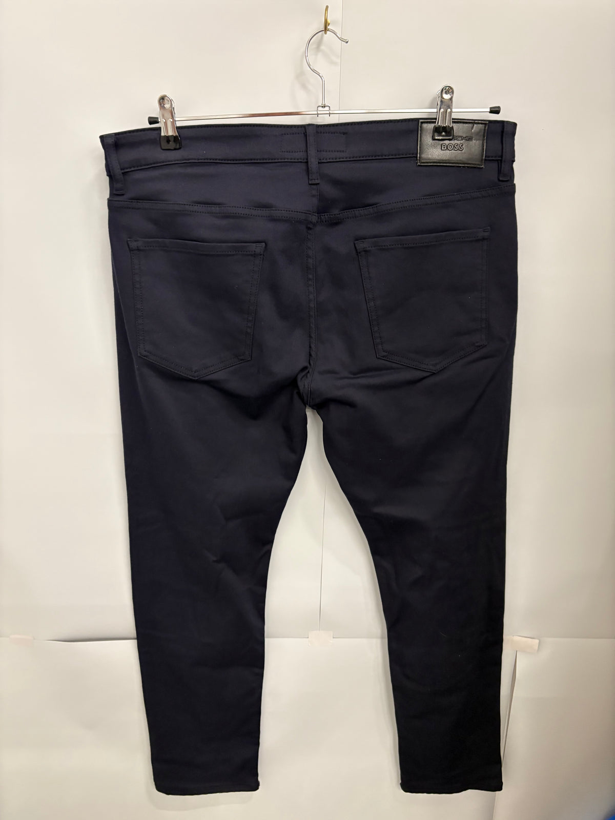 Porsche x BOSS Men’s Navy Taber Tapered Trousers Size 34/30