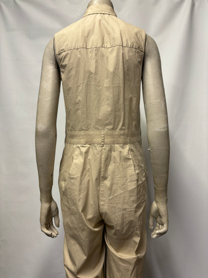 Michael Kors Beige Cotton Jumpsuit Small