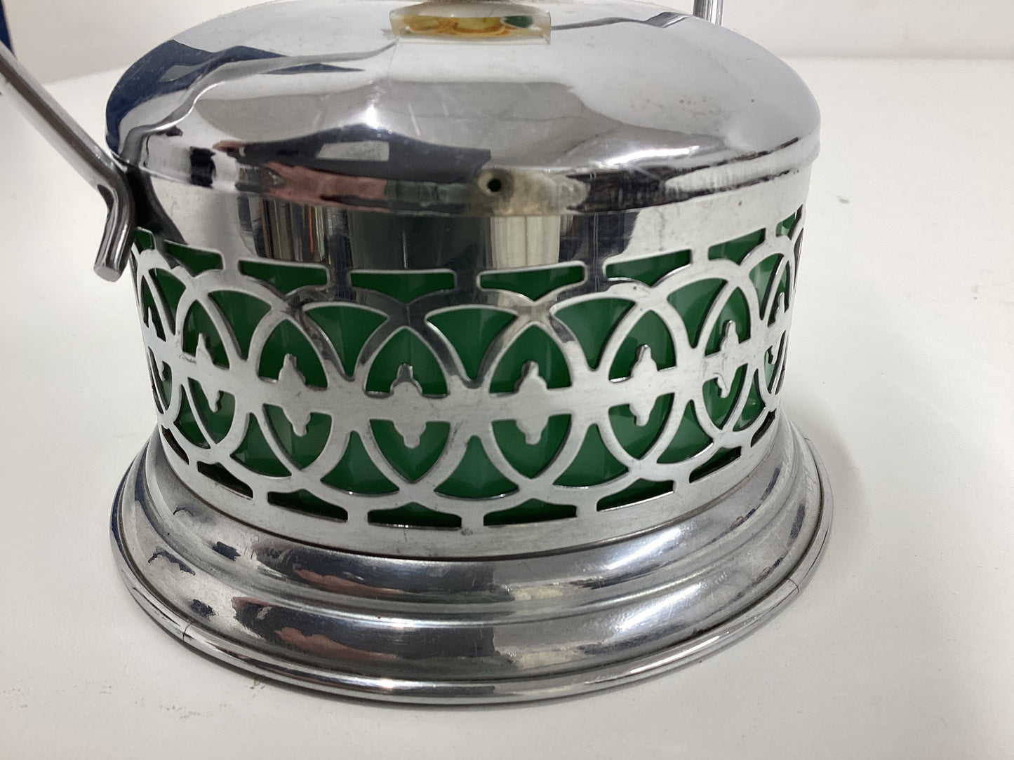 Vintage Milk Glass Preserve Pot