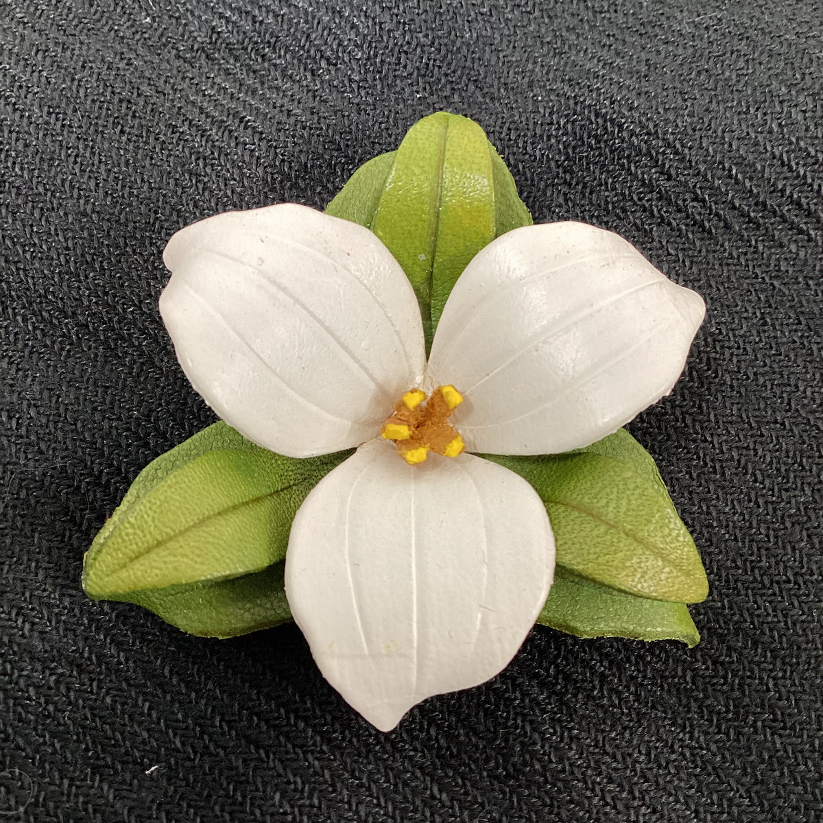 Trillium Ontario Floral Emblem Lapel Pin