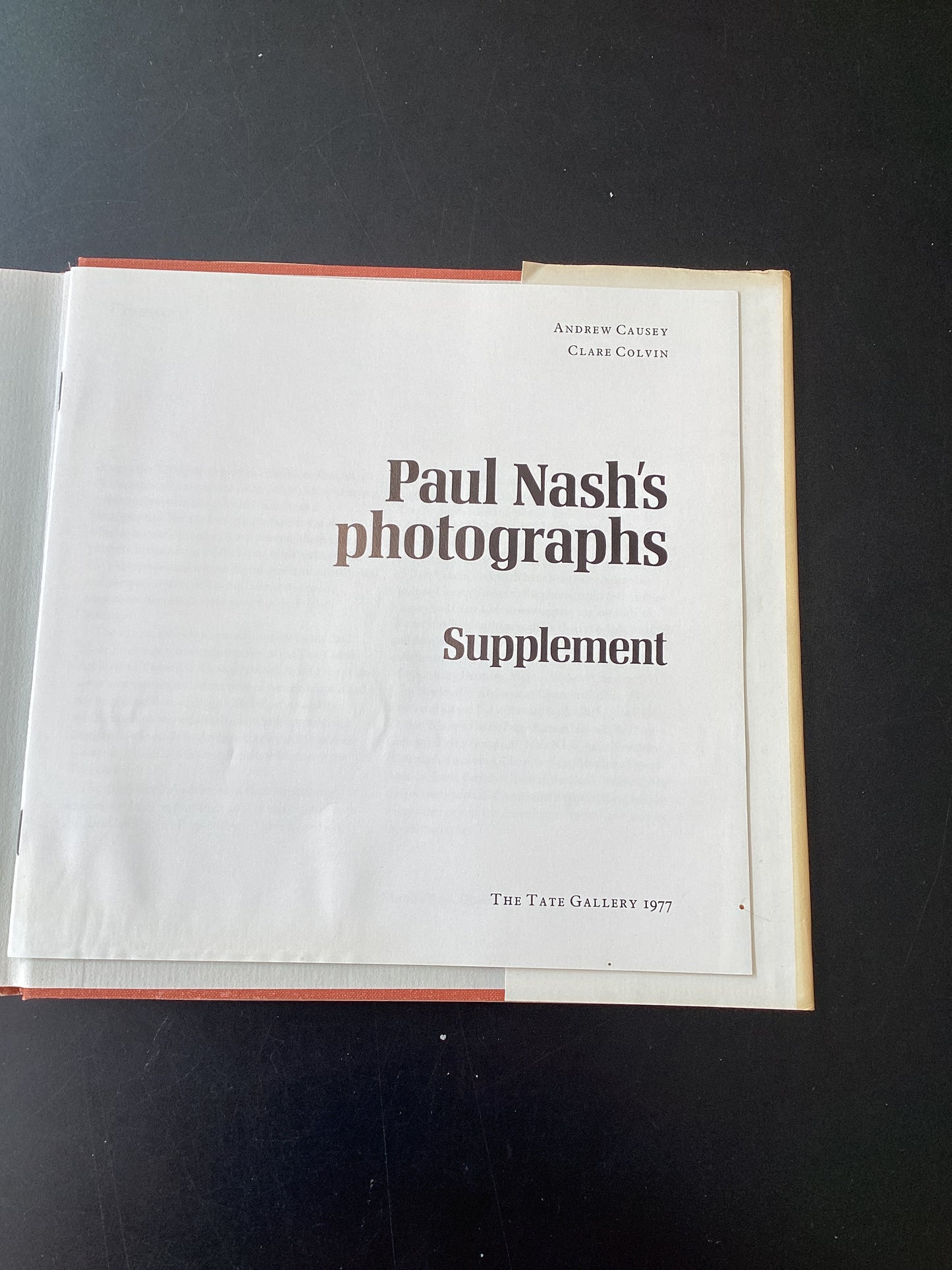 Paul Nash’s Photographs Document and Image by Andrew Causey
