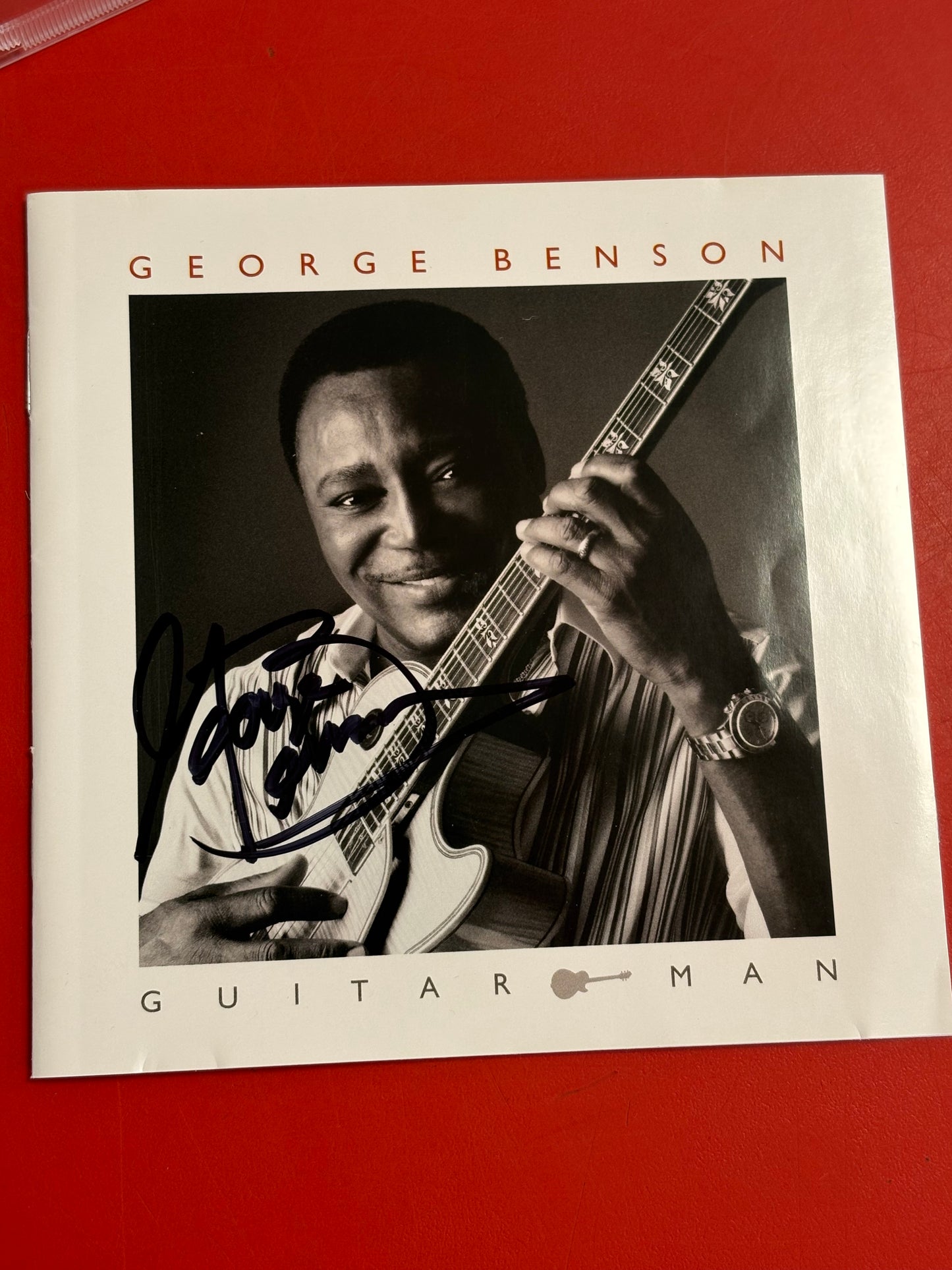 Guitar Man by George Benson Signed CD
