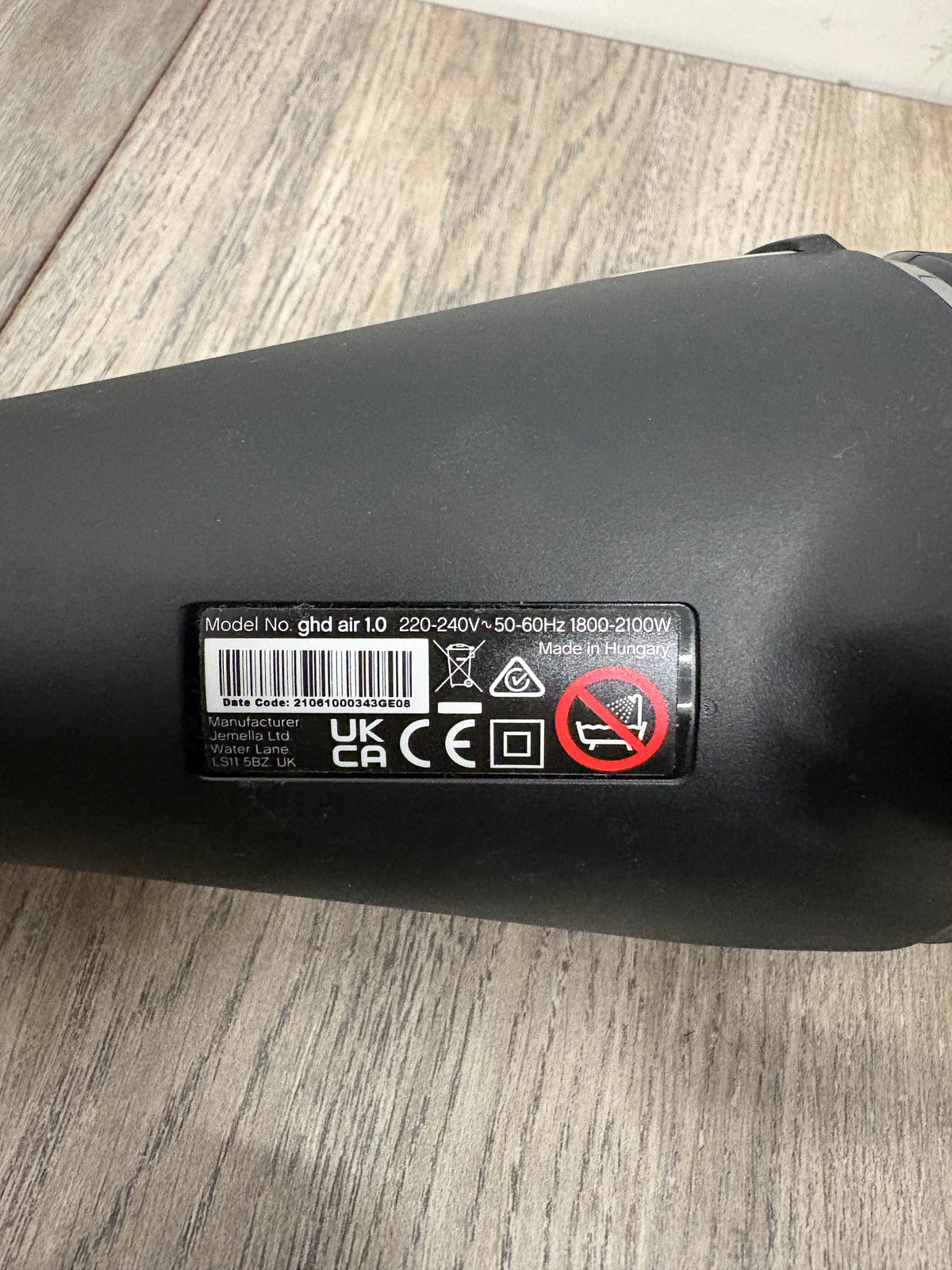 ghd Black Salon Hair Dryer