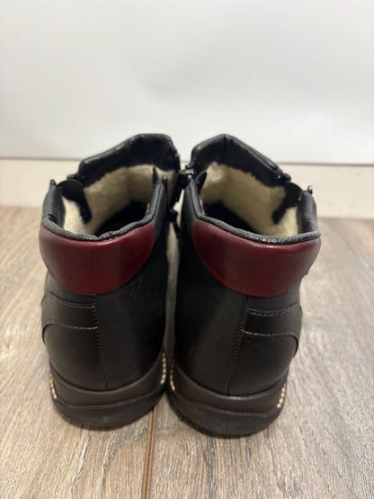 Rieker Womens Black Leather Ankle Boots Size 6
