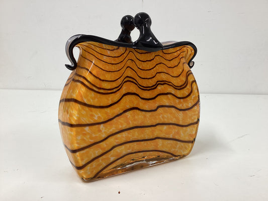 Murano Glass Purse Vase