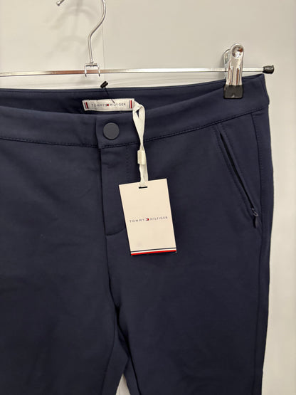 Tommy Hilfiger Womens Navy Heritage Skinny Fit Trousers Size 6 - BNWT
