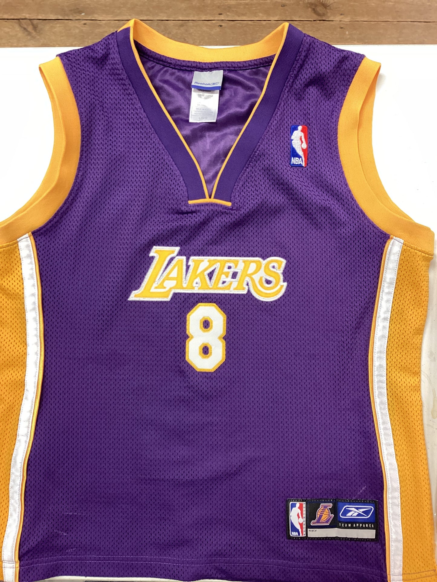 Reebok- Kobe Bryant 8 Lakers Jersey
