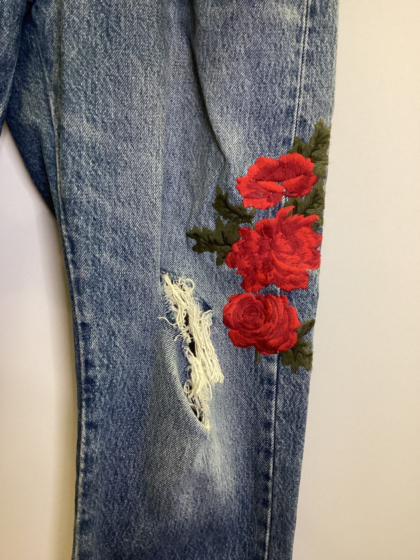 Levi's Red Roses Blue Jeans W36 L26