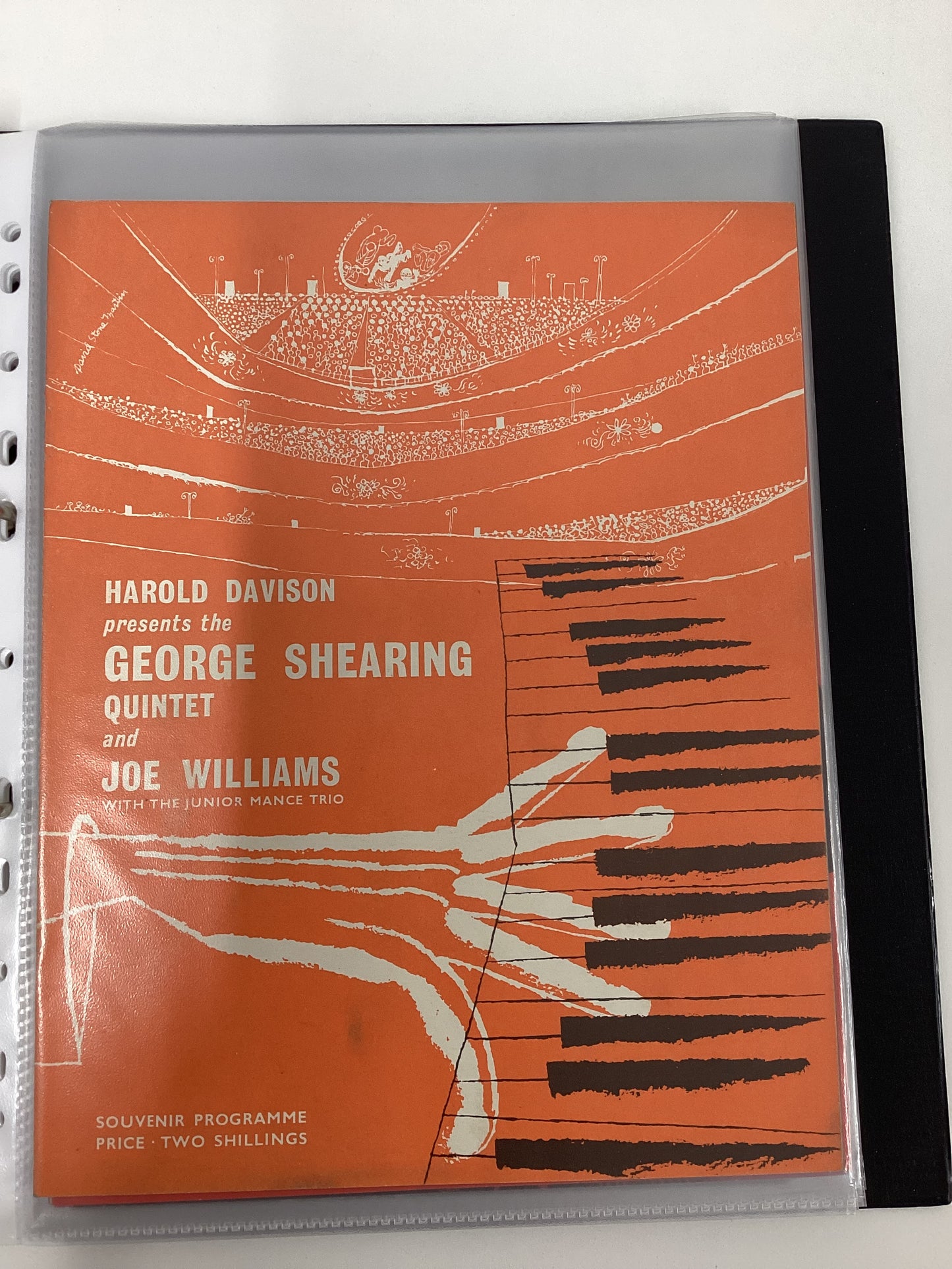21 Vintage Jazz Programmes In Folder