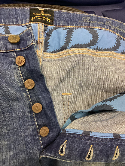 Vivienne Westwood Anglomania Mens Blue Denim Jeans W34