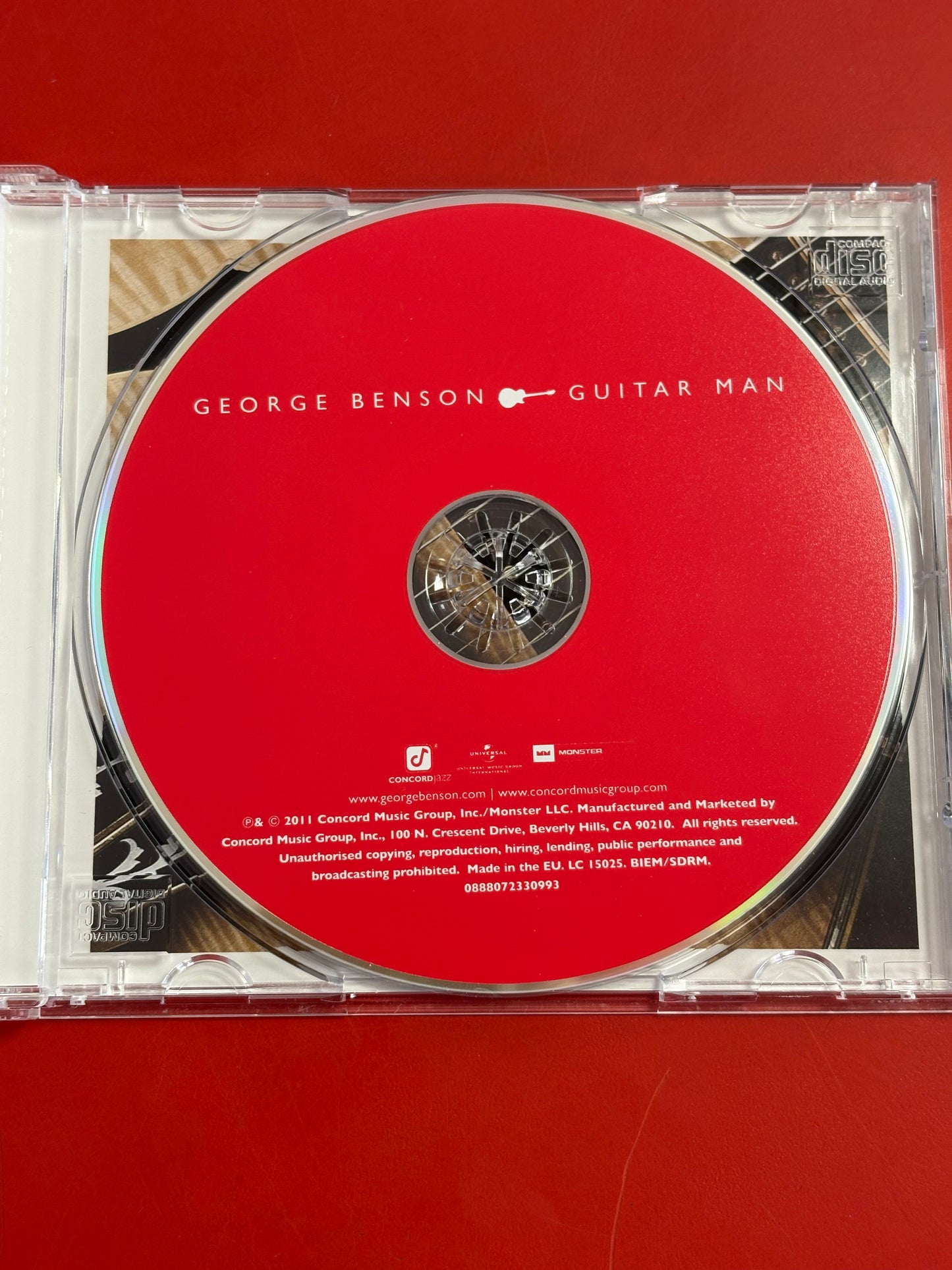 Guitar Man by George Benson Signed CD