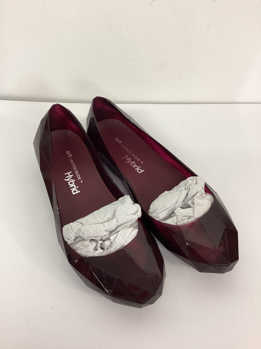 United Nude LO Res LO Burgundy Flat Size 38 shoes