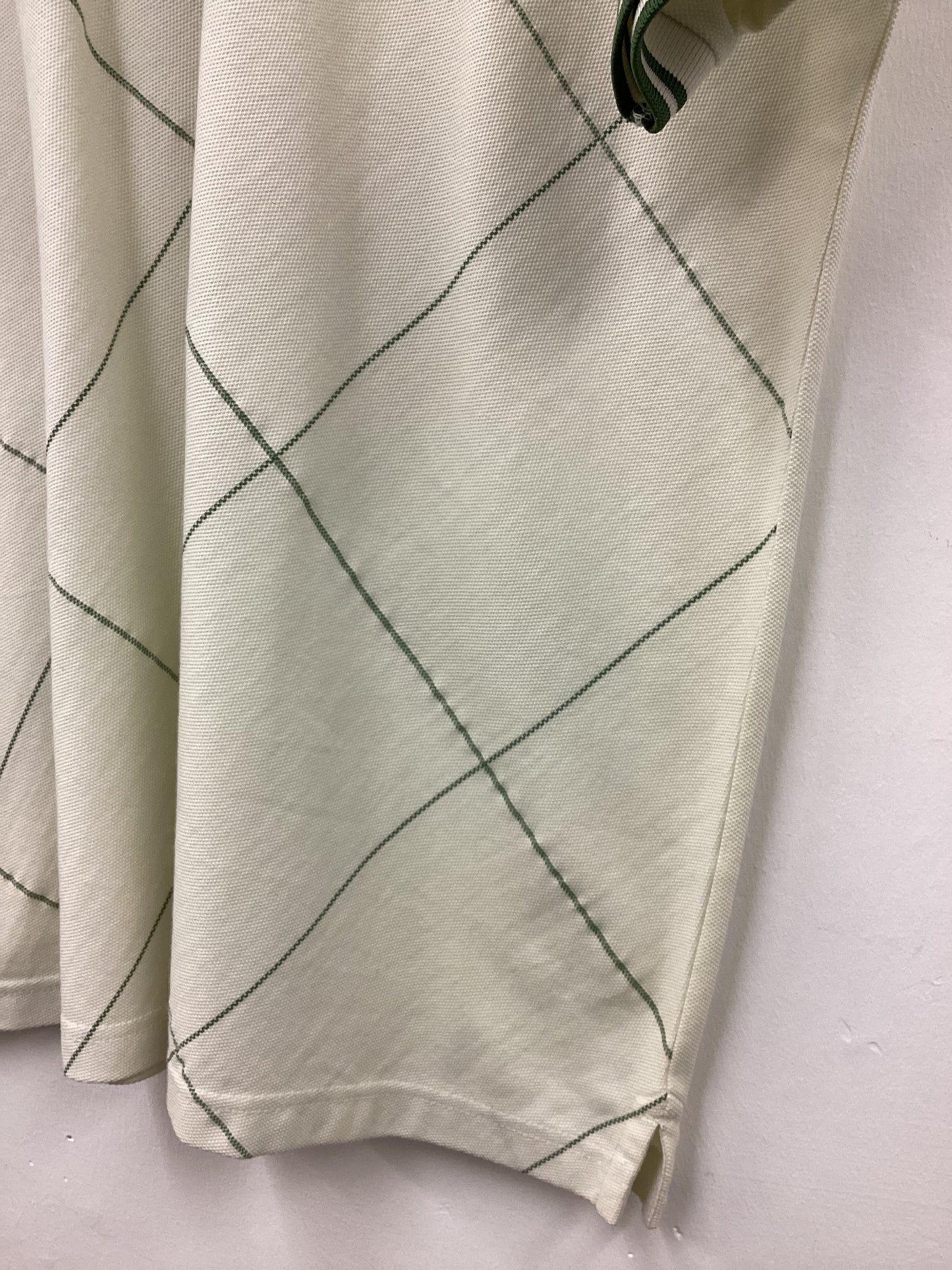 BNWT Fred Perry XL Green Check Polo Shirt