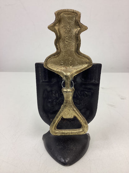 Brass Bell & Brass Bottle Opener Beefeater Soldiers