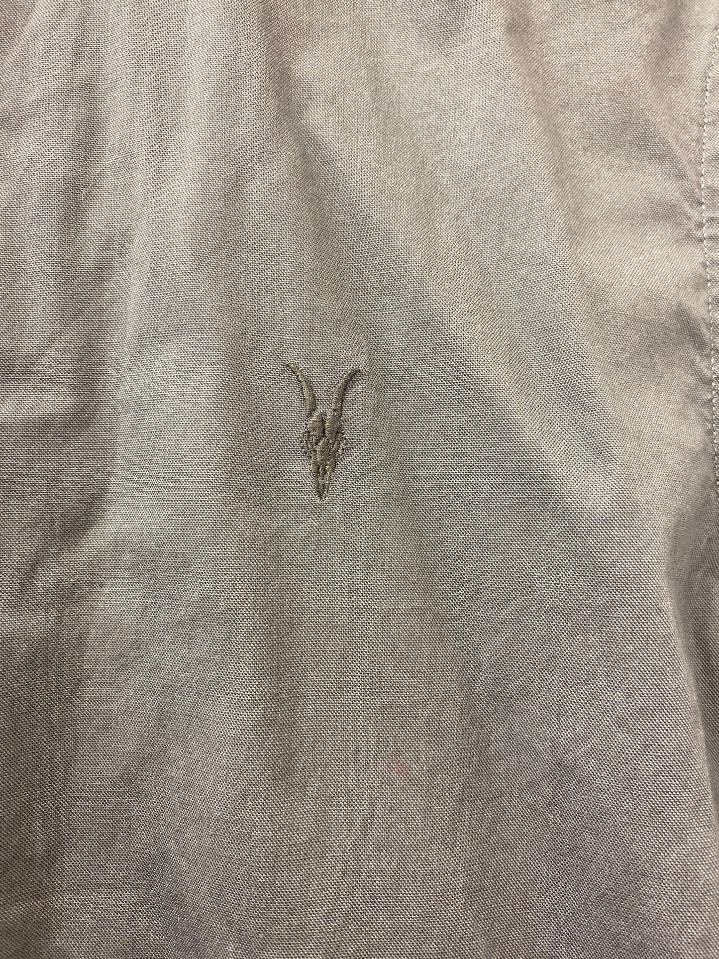 BNWT All Saints Redondo Grey Shirt XS