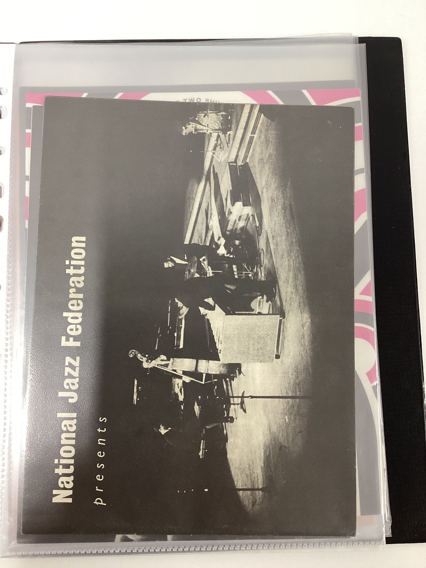 21 Vintage Jazz Programmes In Folder