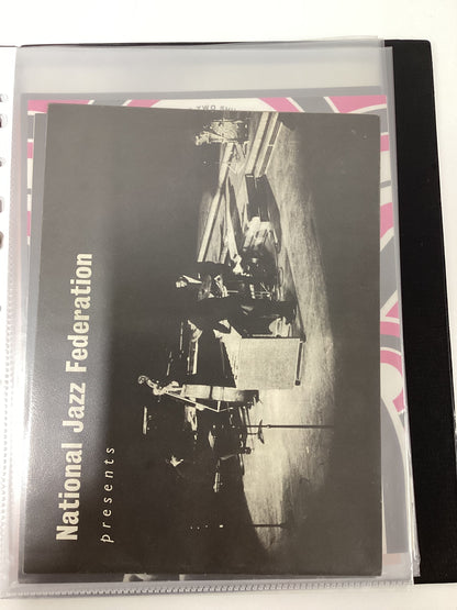 21 Vintage Jazz Programmes In Folder