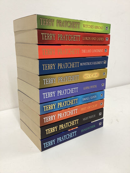 Terry Pratchett Disc World 10 x Various Paperbacks