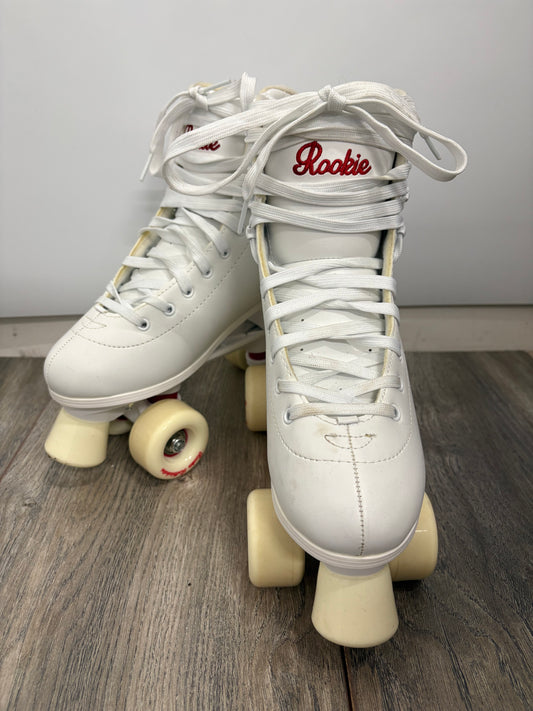 Rookie Rosa White Quad Roller Skates Size 5
