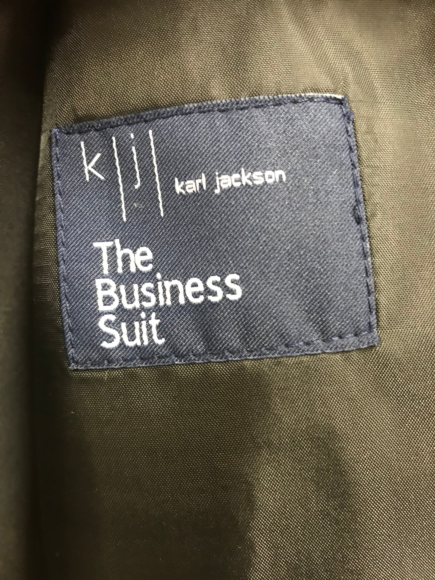 BNWT Karl Jackson The Business Suit Jacket, Dark Grey 46inch Chest Long