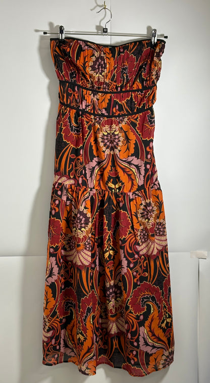 Oasis Paisley Print Halter Midi Dress Size 10 - BNWT