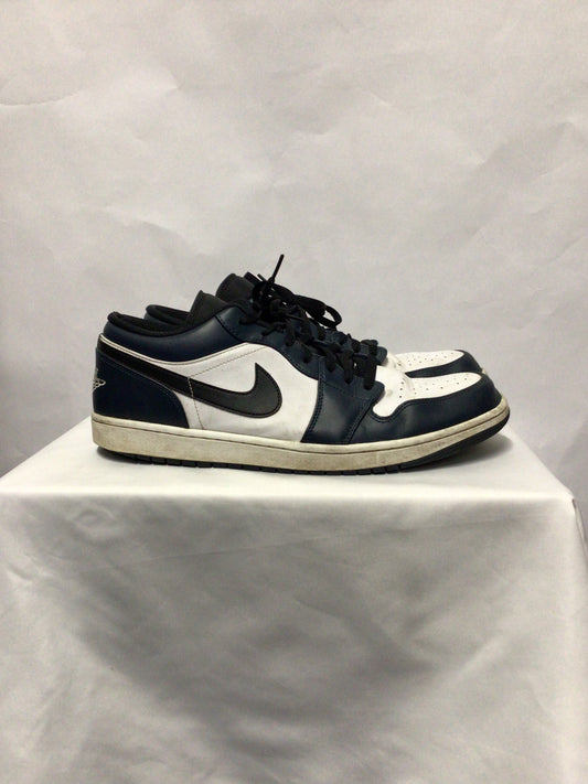 Nike Air Jordan 1 Navy Low Trainers 14