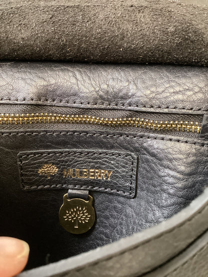 Vintage Black Leather Mulberry Small Anthony Bag