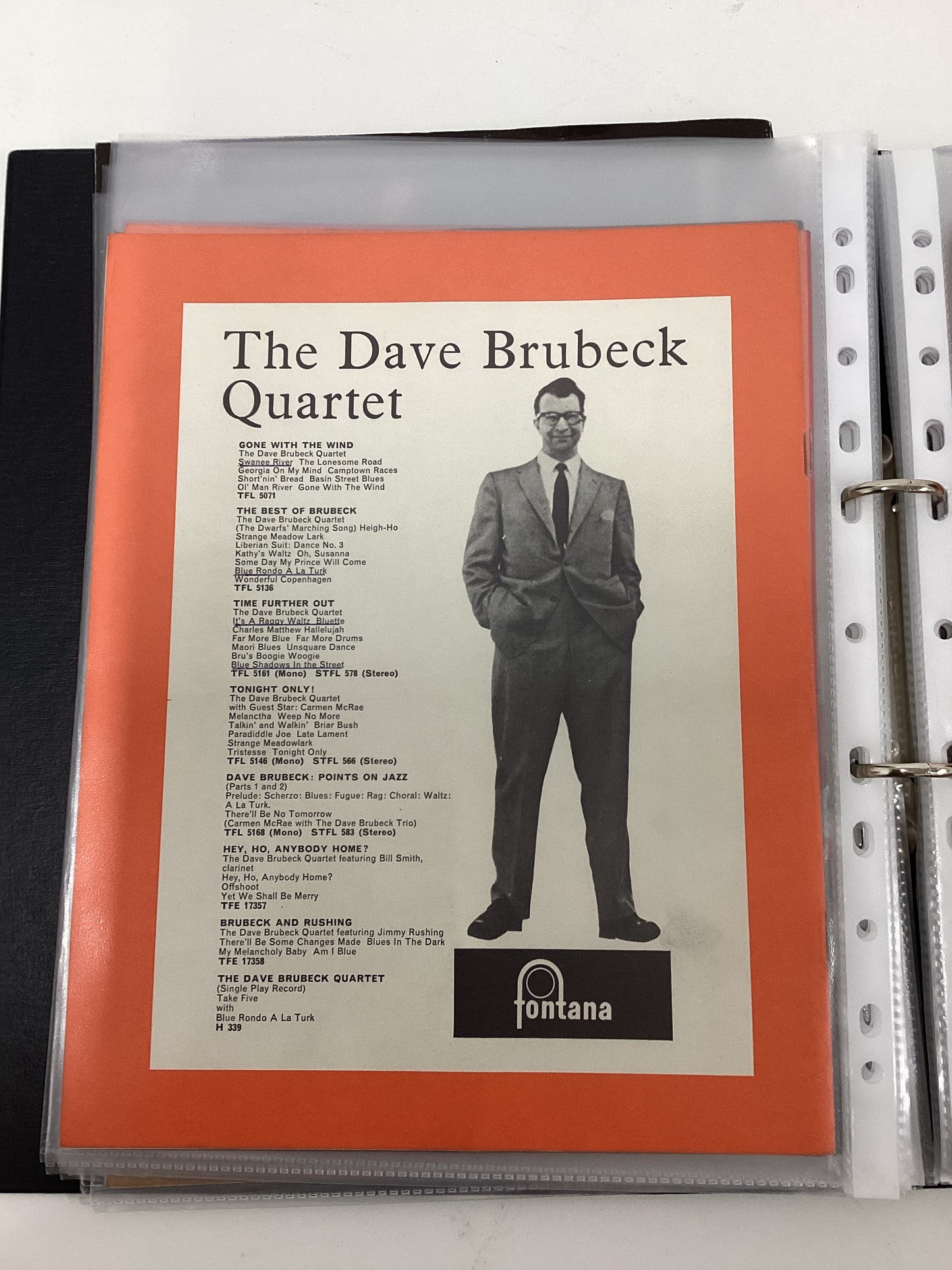 21 Vintage Jazz Programmes In Folder