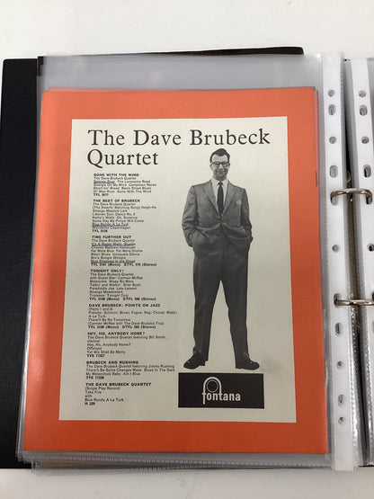 21 Vintage Jazz Programmes In Folder