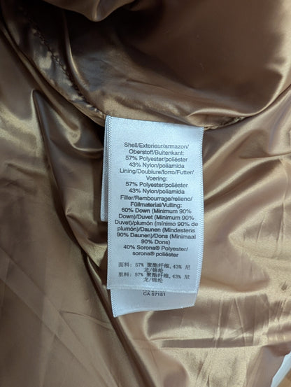 Donna Karan Metallic Gold Filler Jacket Size S