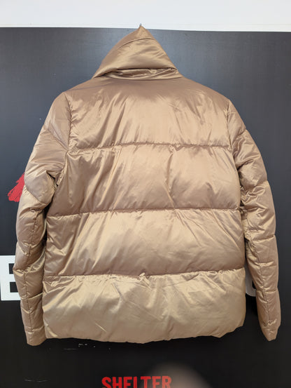 Donna Karan Metallic Gold Filler Jacket Size S