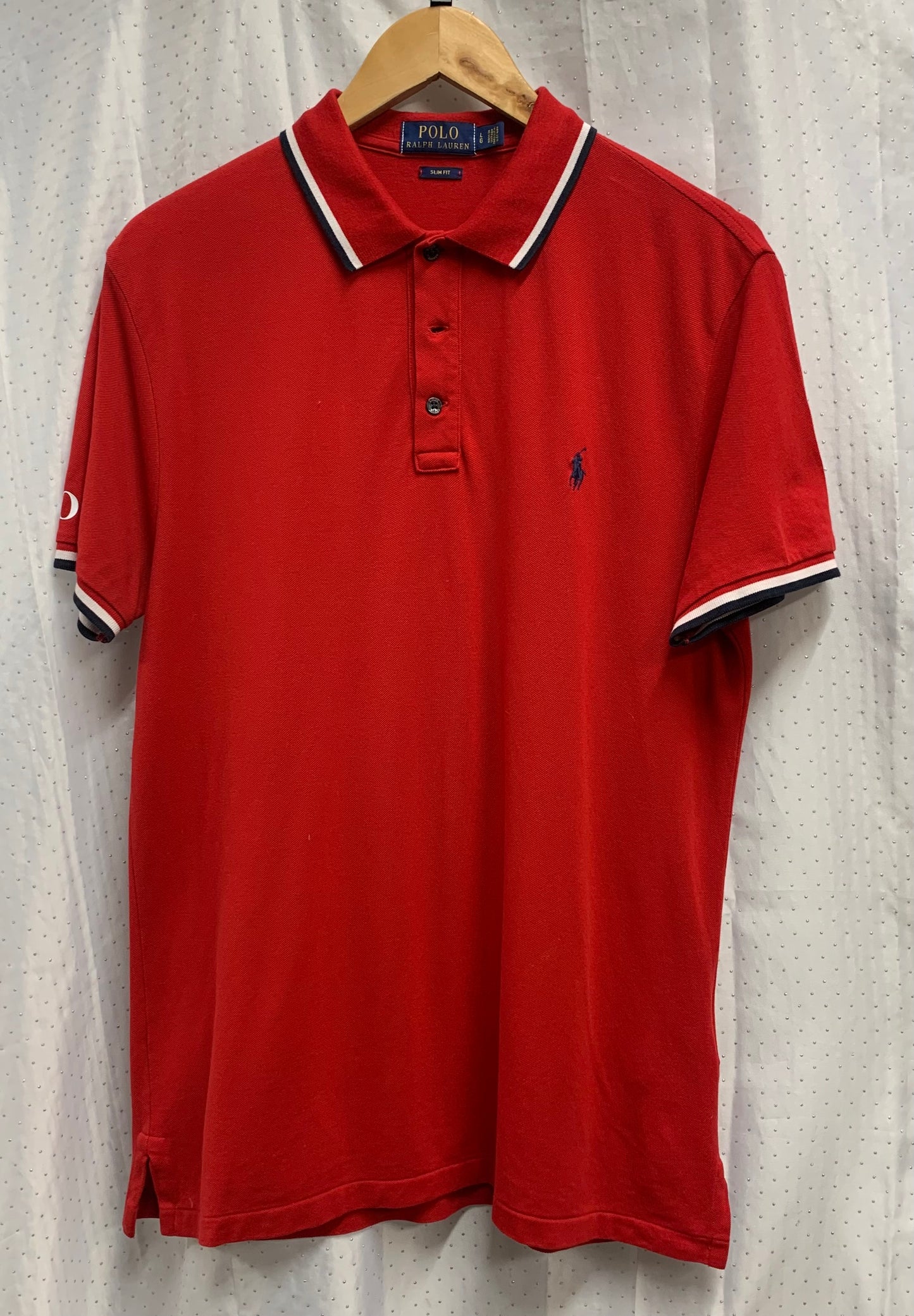 Ralph Lauren Large Slim Fit Red T-shirt