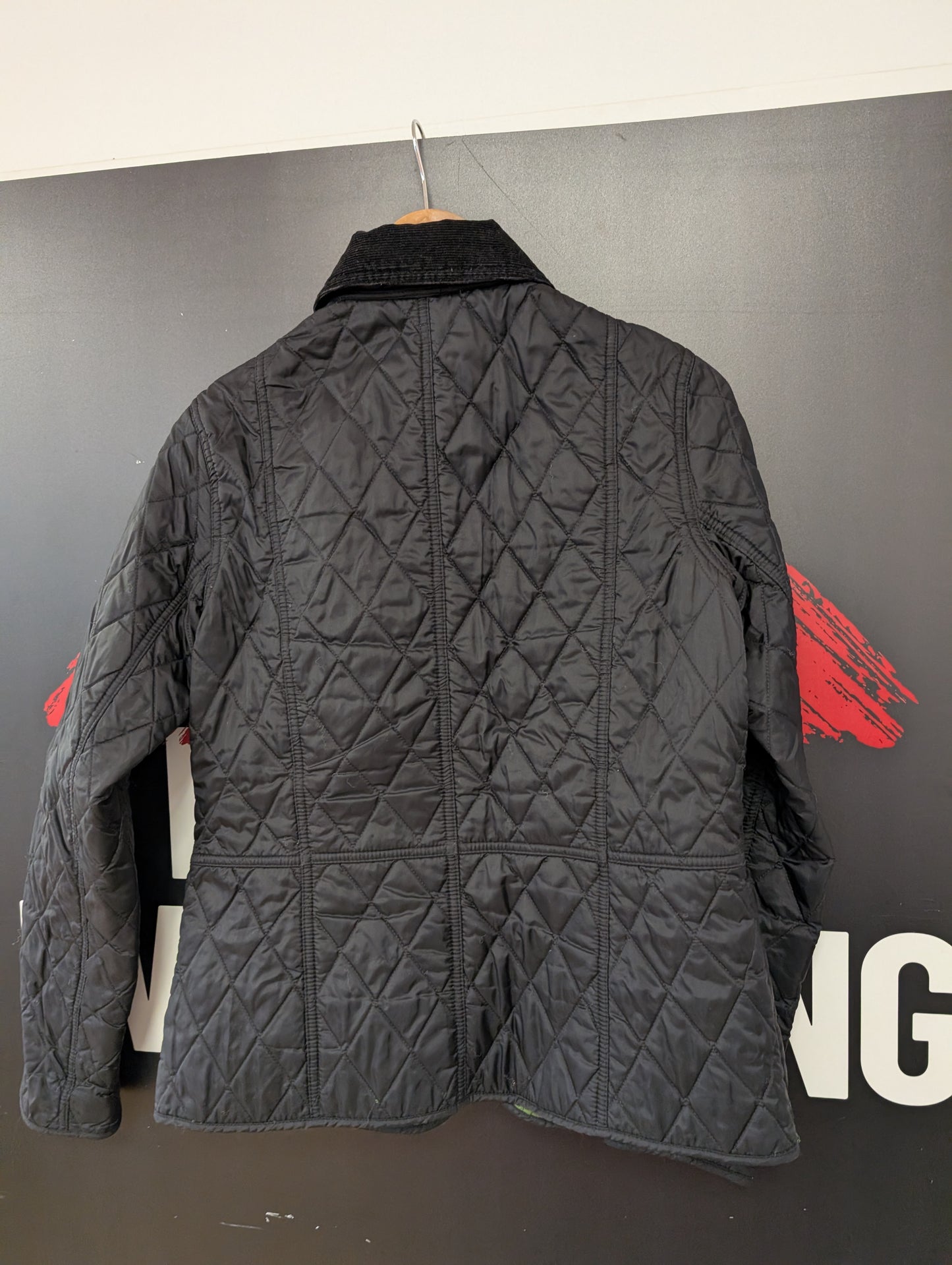 Barbour Annandale Black Quilted Jacket Size 10