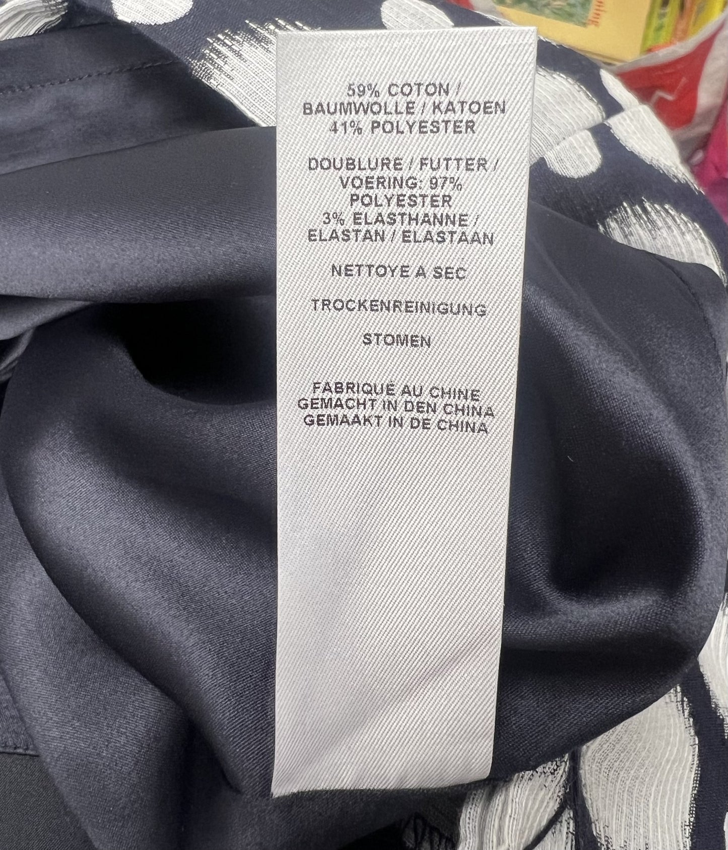 Jacques Vert Black White Midi Skirt Size 8 BNWT
