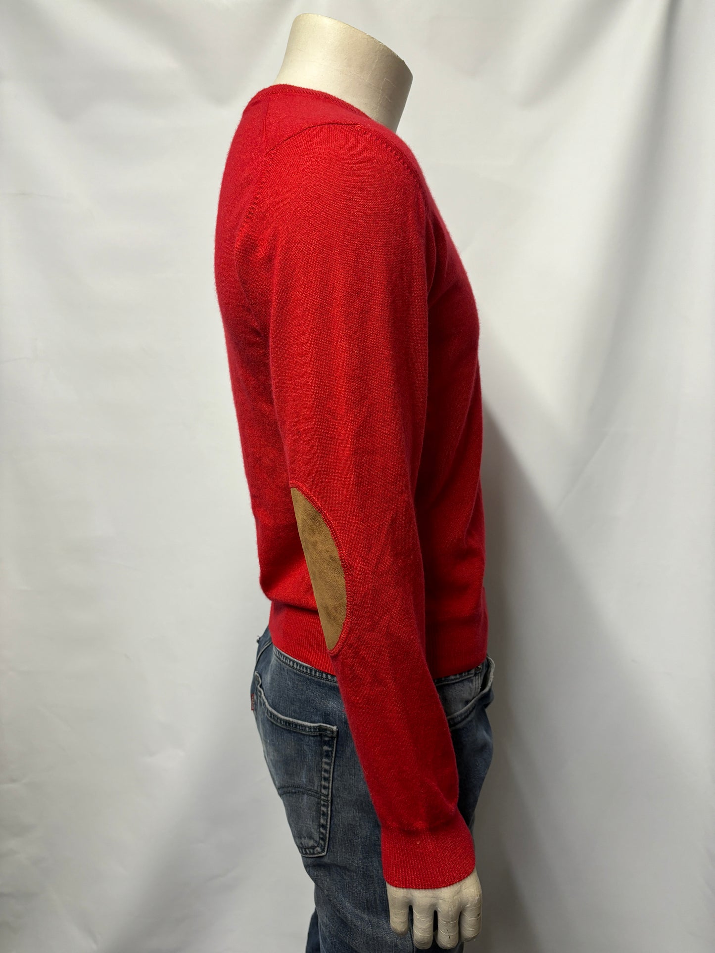 Hackett Red Wool Jumper S