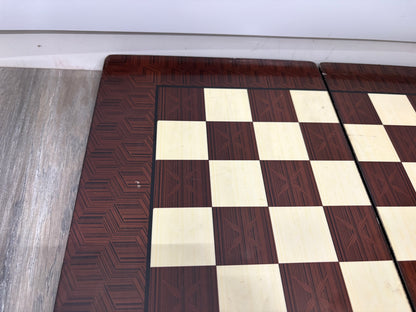 2-in-1 Backgammon/Draughts Game Set (complete)