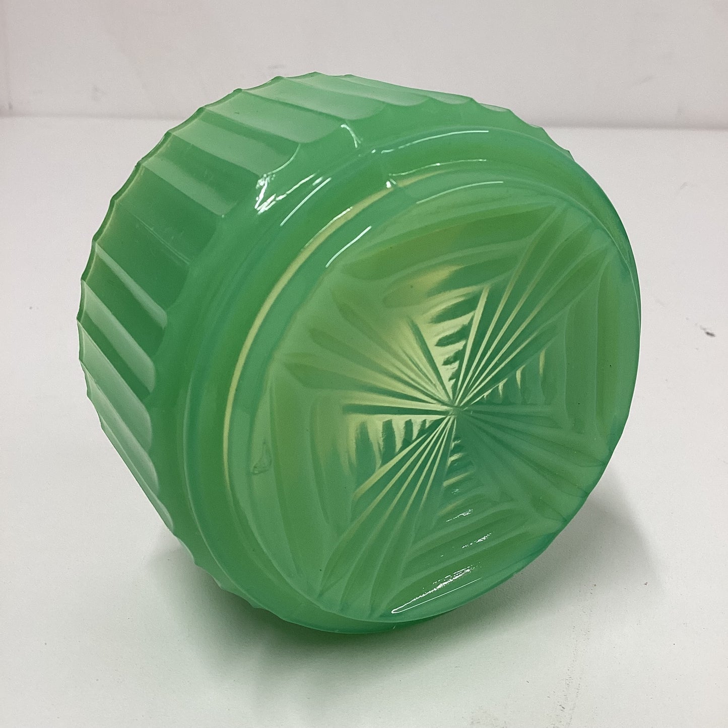 Vintage Milk Glass Preserve Pot