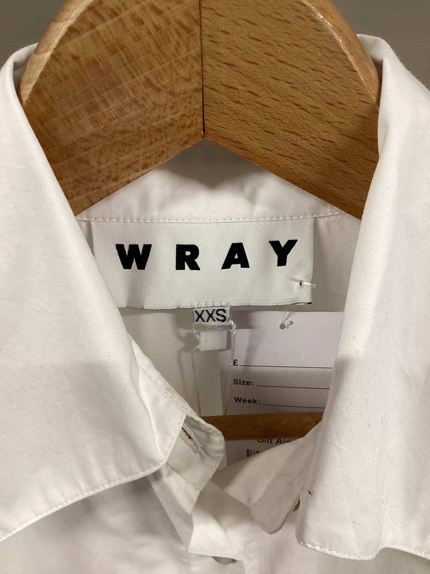 Wray White Madison Oversized Blouse Size XXS