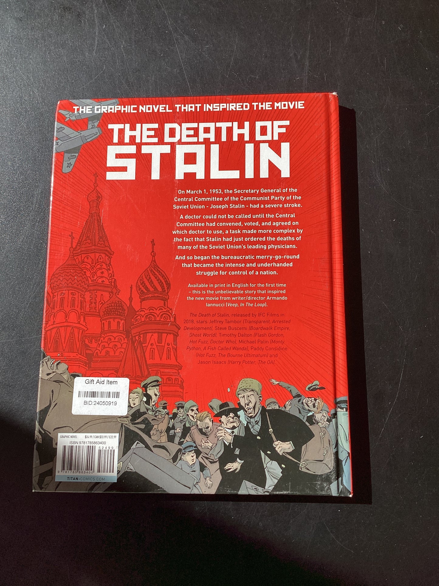The Death of Stalin A graphic Novel by Fabian Nury