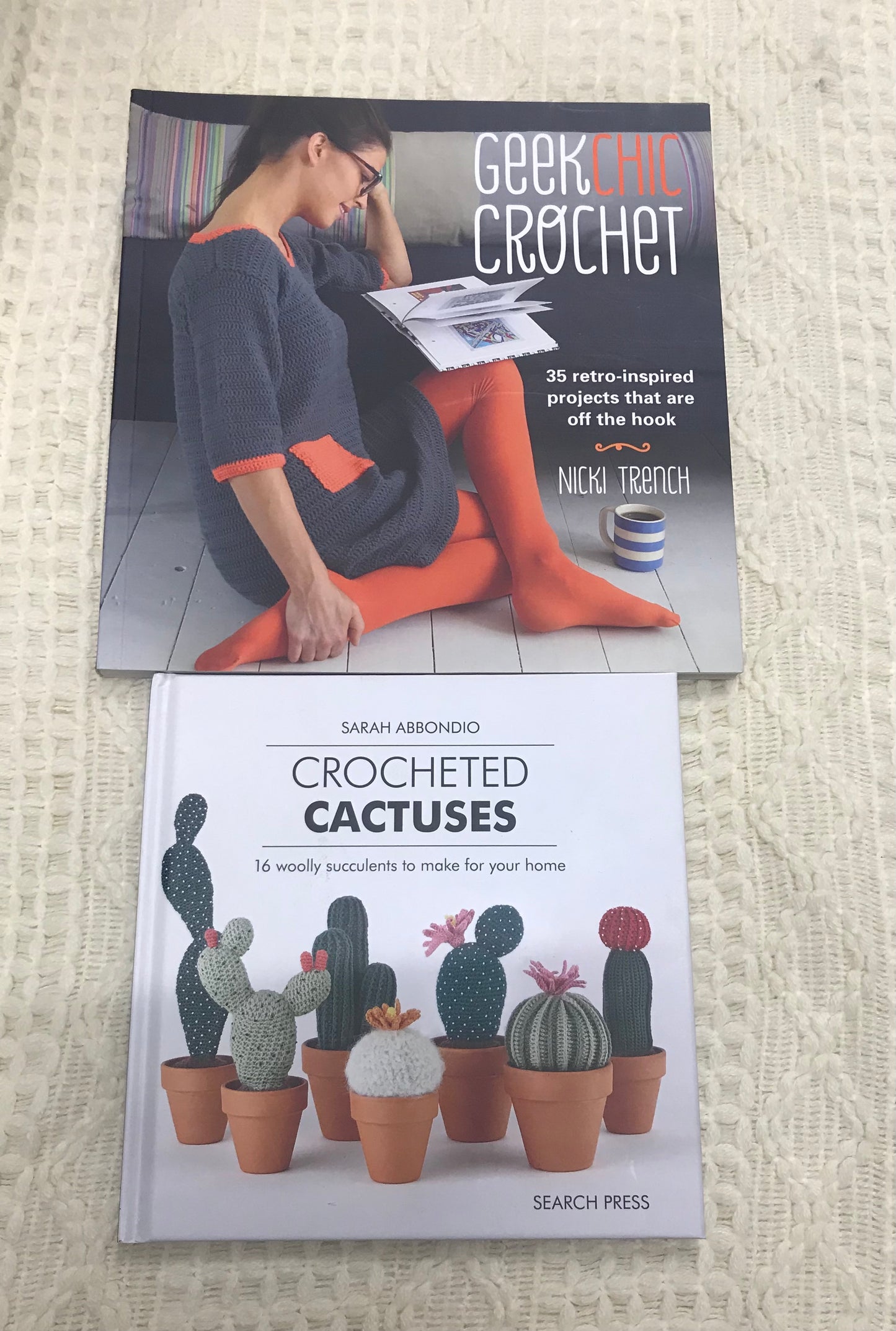 Crochet Books Bundle “Crocheted Cactuses” and “Geek Chic Crochet”