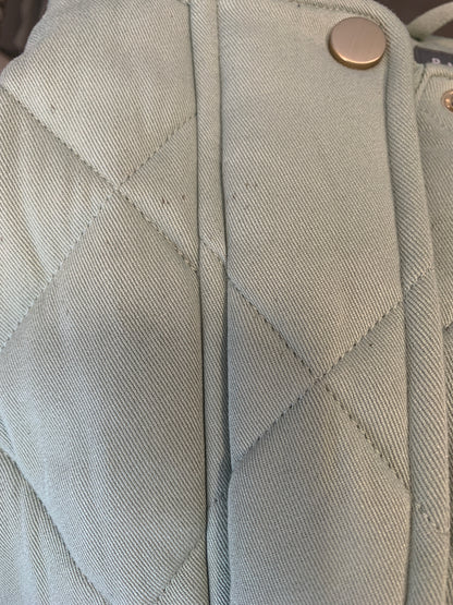 Papaya Sage Green Quilted Jacket